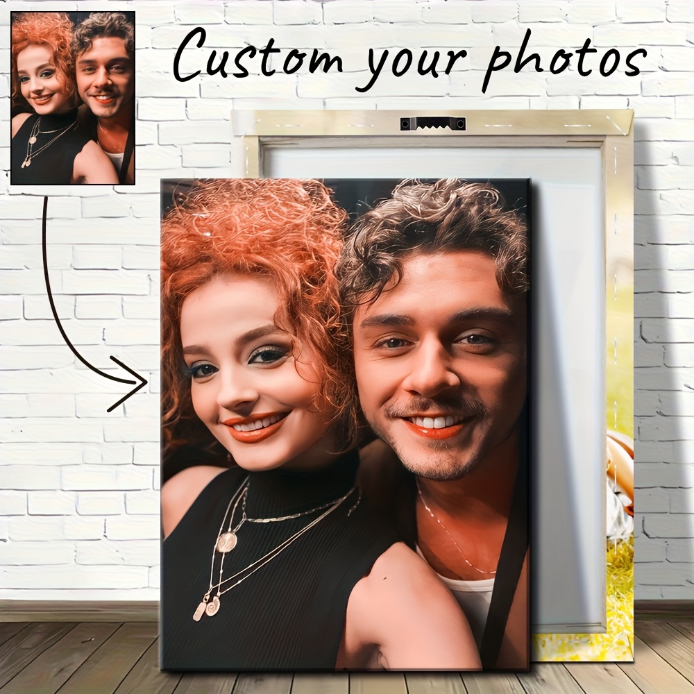 Pet Portrait Custom - Seni Dinding Kanvas Kustom Berbingkai, Pencetakan