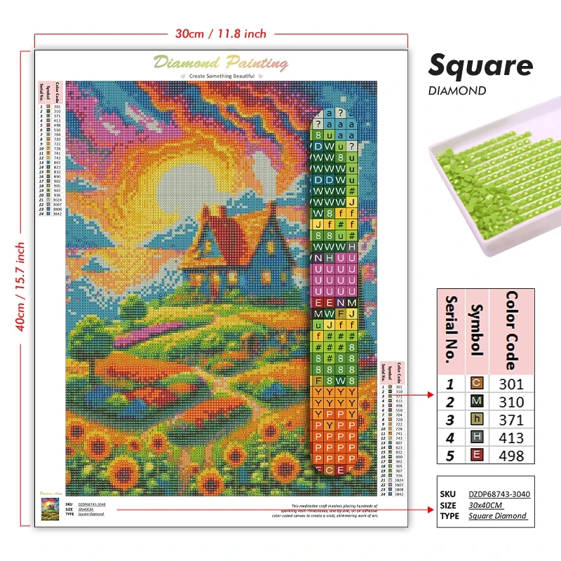 Lukisan Berlian Cardcaptor Sak - Photo Mosaic Print ulasan dan harga
