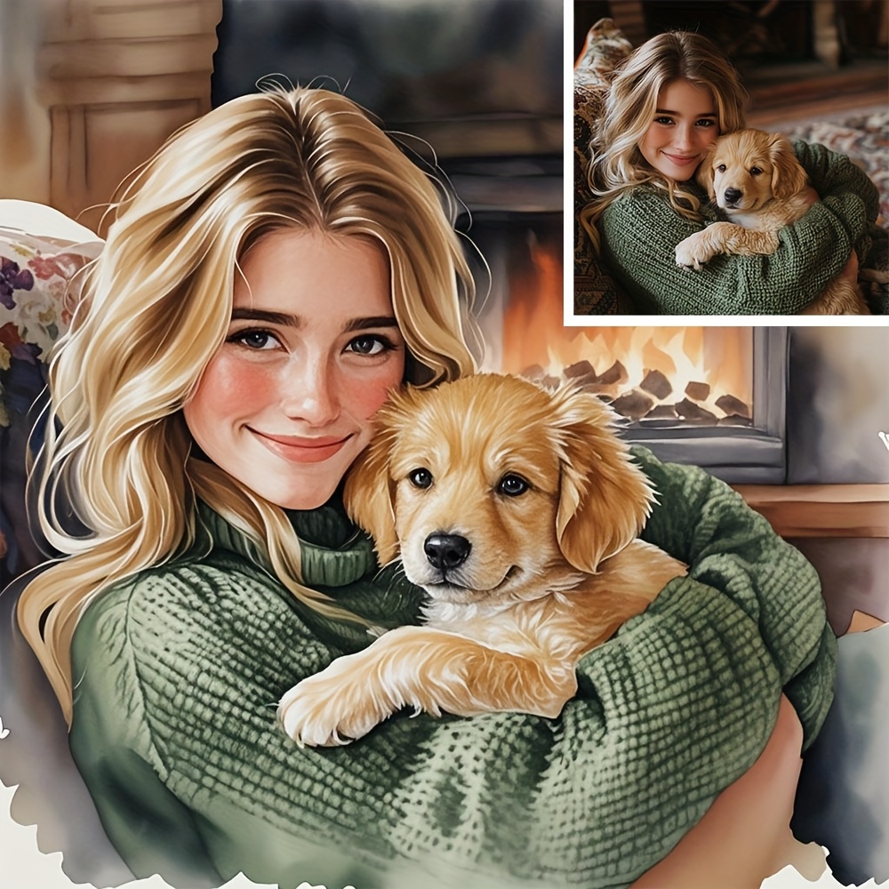 Lukisan Kanvas Foto Kustom – S - Pet Portrait Custom ulasan dan harga