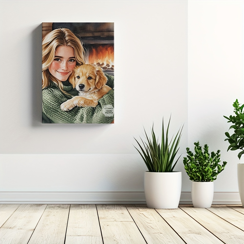 Lukisan Kanvas Foto Kustom – S - Pet Portrait Custom ulasan dan harga