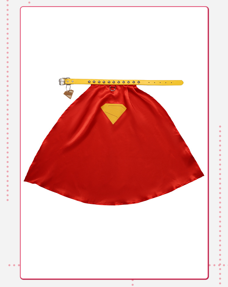 Jubah Cosplay Krypto Merah Sup - Pet Portrait Custom ulasan dan harga