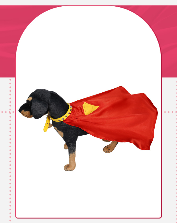 Jubah Cosplay Krypto Merah Sup - Pet Portrait Custom ulasan dan harga