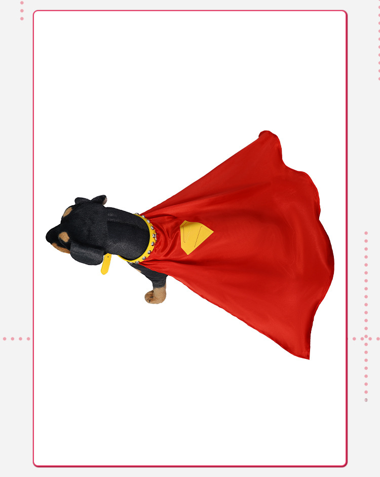 Jubah Cosplay Krypto Merah Sup - Pet Portrait Custom ulasan dan harga