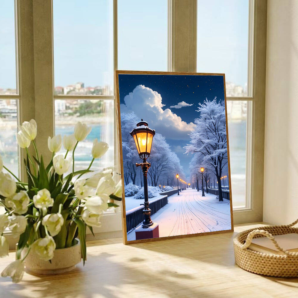 Lukisan Berlian DIY 5D Pemanda - Photo Mosaic Print ulasan dan harga