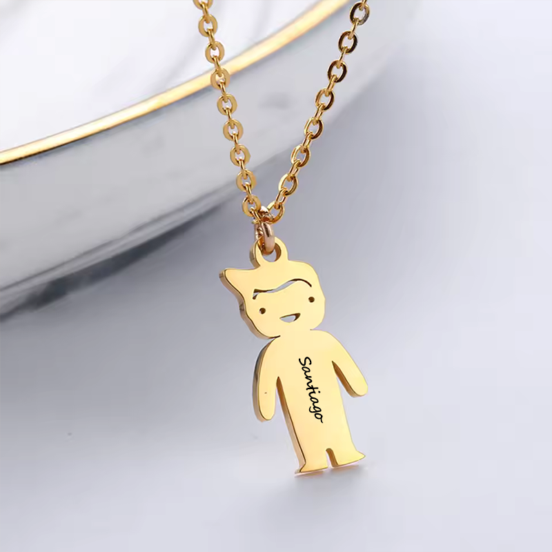 Kalung Liontin Karakter Keluar - Birth Flower Necklace ulasan dan harga